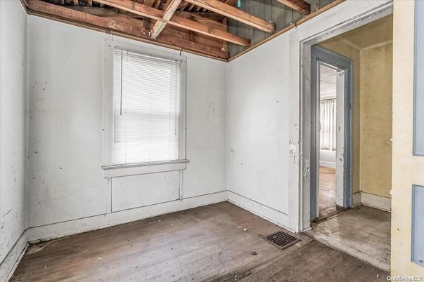 Empty room, Interior, Wooden Beams, Wood Texture Flooring