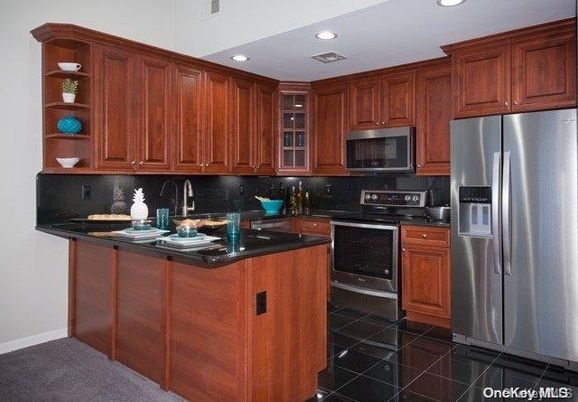 Interior, Kitchen, Recessed Lighting, Stainless Steel Appliances