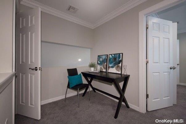 Home Office, Interior, Recessed Lighting