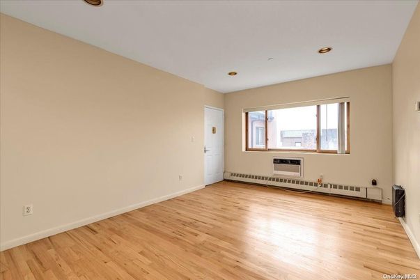 Empty room, Fireplace, Interior, Recessed Lighting, Wood Texture Flooring