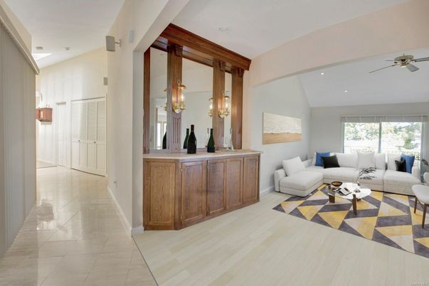 Interior, Living room, Recessed Lighting