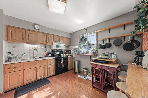 Interior, Kitchen, Wood Texture Flooring