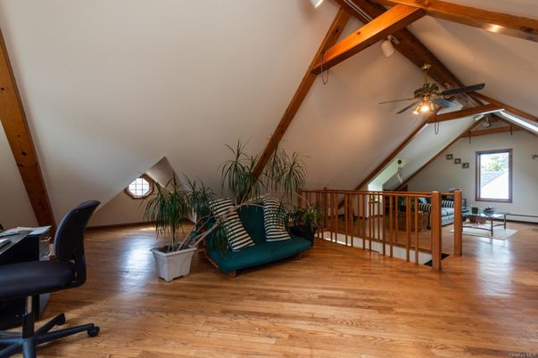 Home Office, Interior, Wooden Beams, Wood Texture Flooring