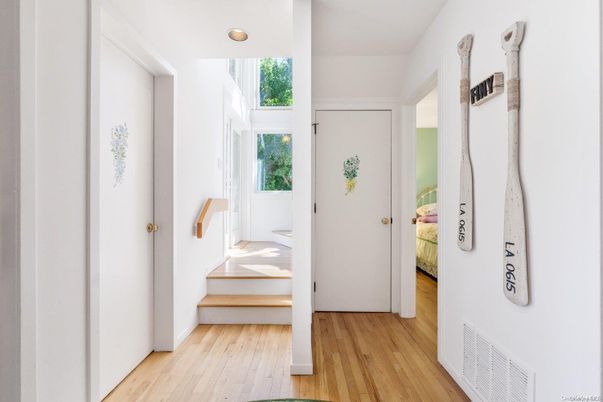 Bathroom, Interior, Recessed Lighting, Wood Texture Flooring