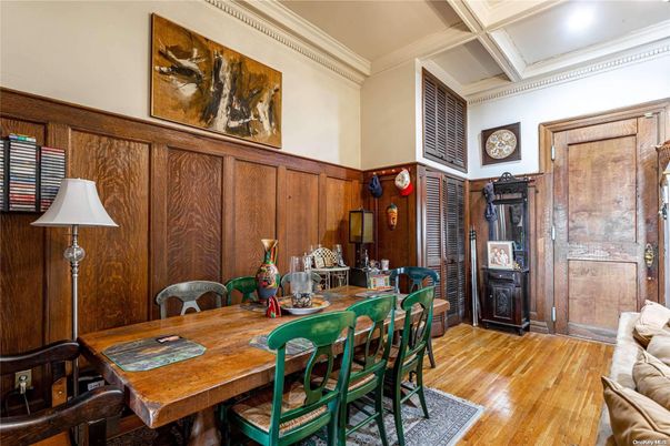 Dining room, Interior, Wood Texture Flooring