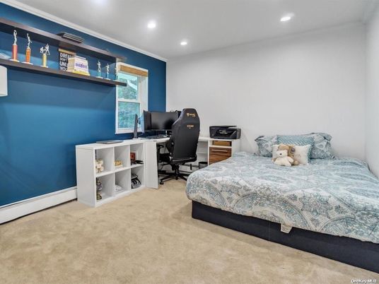 Bedroom, Home Office, Interior, Recessed Lighting