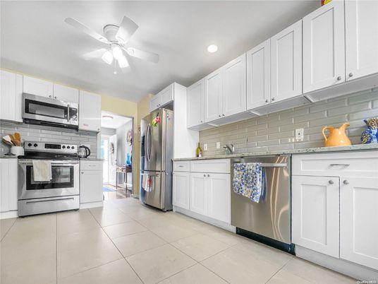 Interior, Kitchen, Recessed Lighting, Stainless Steel Appliances