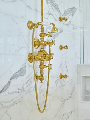 Bathroom, Interior, Marble Walls