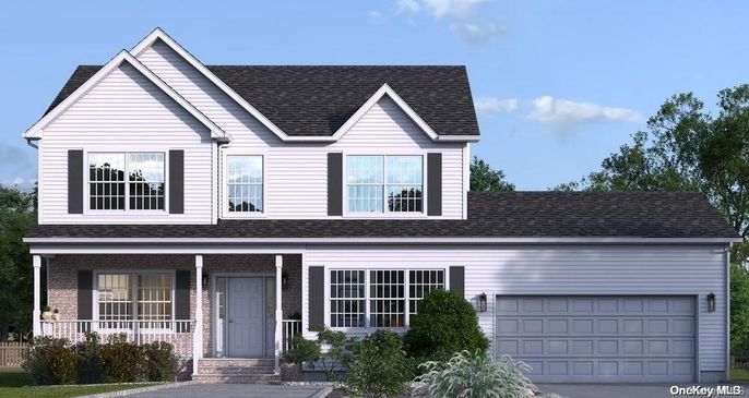 Attached, Exterior, Facade, Farmhouse