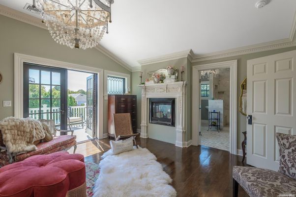 Chandelier, Fireplace, Interior, Wood Texture Flooring