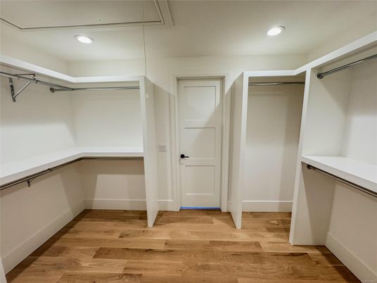 Interior, Recessed Lighting, Walk-in Closets, Wood Texture Flooring