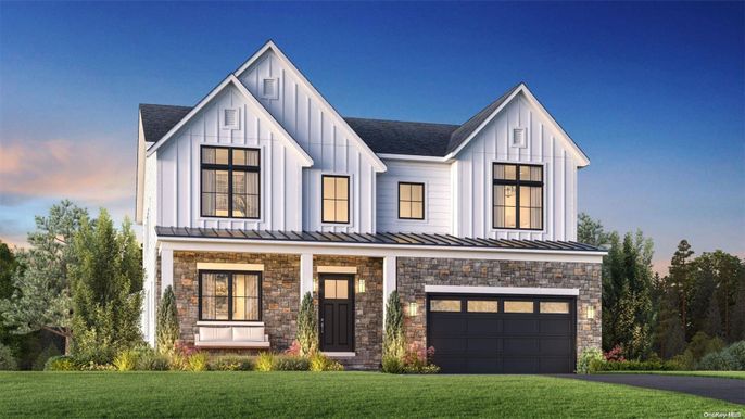 Attached, Exterior, Facade, Farmhouse