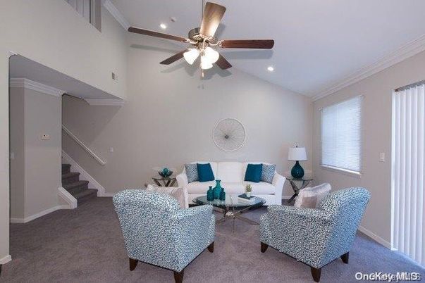 Interior, Living room, Recessed Lighting