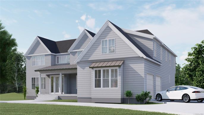 Attached, Exterior, Facade, Farmhouse