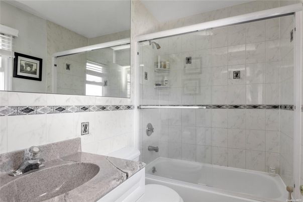 Bathroom, Glass Shower, Interior, Marble Walls