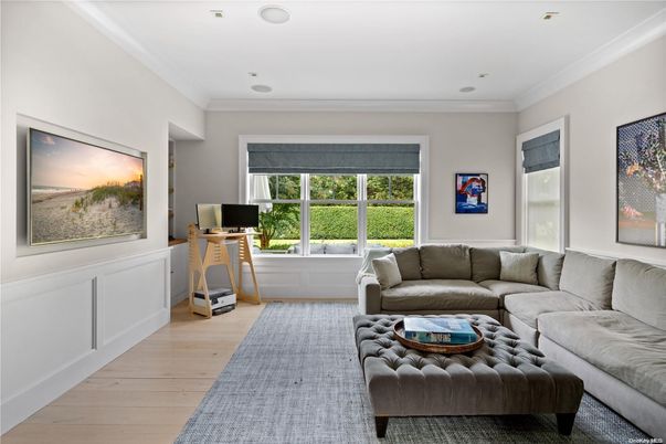 Home Office, Interior, Living room, Recessed Lighting, Wood Texture Flooring