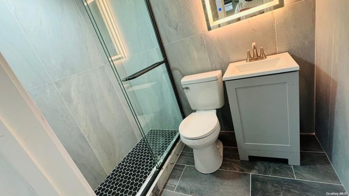 Bathroom, Glass Shower, Interior