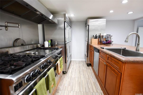 Interior, Kitchen, Recessed Lighting, Stainless Steel Appliances