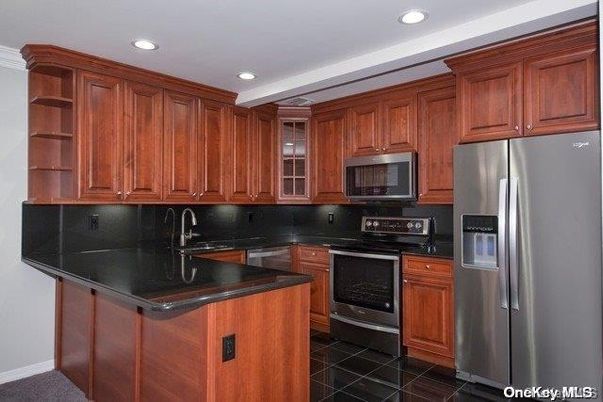 Interior, Kitchen, Recessed Lighting, Stainless Steel Appliances