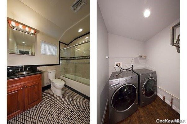 Interior, Recessed Lighting, Washer, Wood Texture Flooring