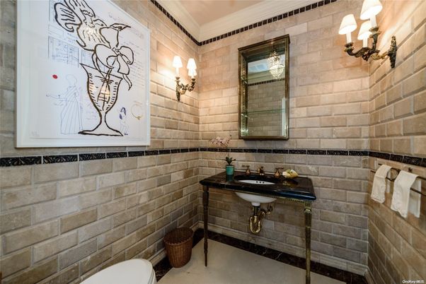 Bathroom, Interior, Stone Walls