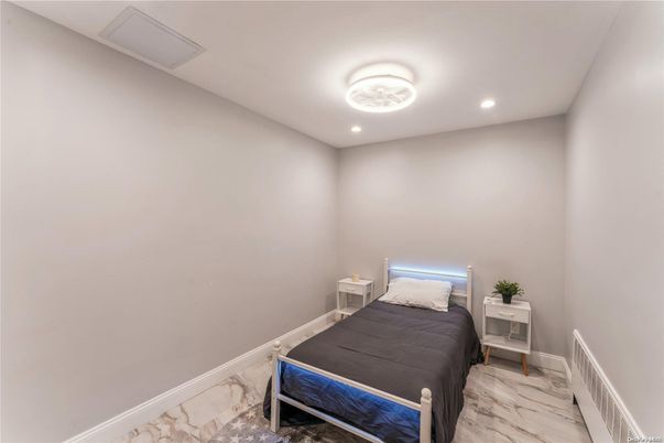 Bedroom, Interior, Marble, Recessed Lighting