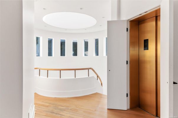Elevator, Interior, Recessed Lighting, Wood Texture Flooring