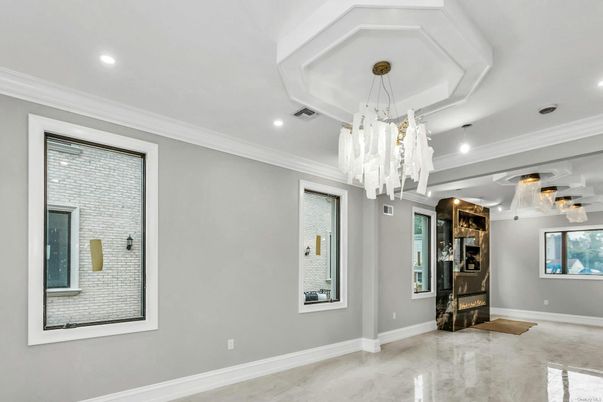 Chandelier, Interior, Recessed Lighting