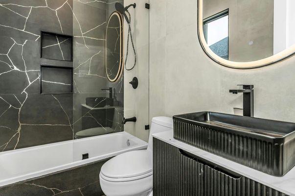 Bathroom, Glass Shower, Interior