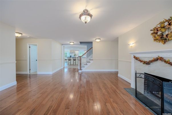 Fireplace, Interior, Wood Texture Flooring