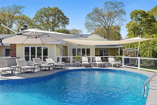 Exterior, Pool, Solar Panels