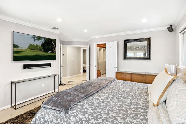 Bedroom, Interior, Recessed Lighting