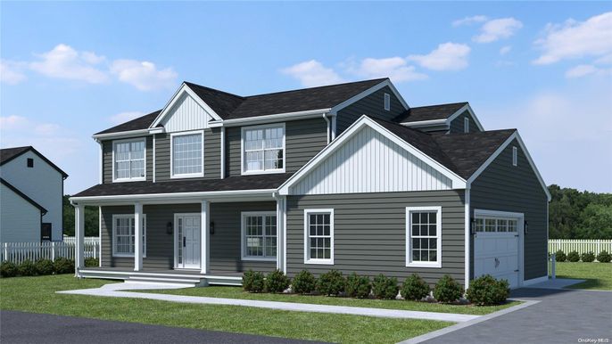 Attached, Exterior, Facade, Farmhouse