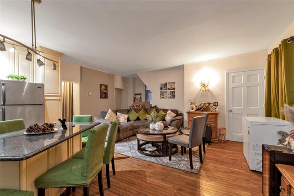 Interior, Kitchen, Living room, Wood Texture Flooring
