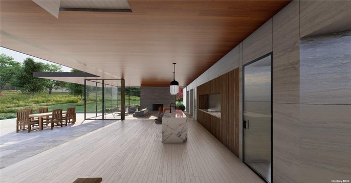 Exterior, Fireplace, Wooden Ceilings