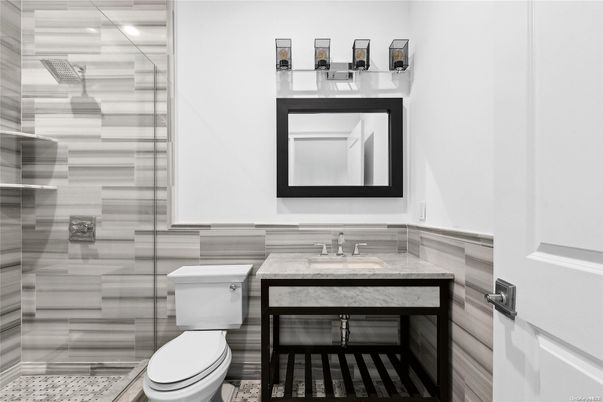 Bathroom, Glass Shower, Interior