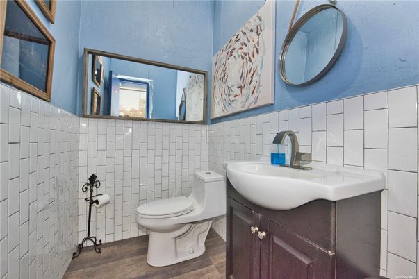 Bathroom, Interior, Wood Texture Flooring