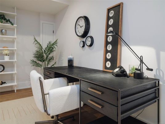 Home Office, Interior, Wood Texture Flooring