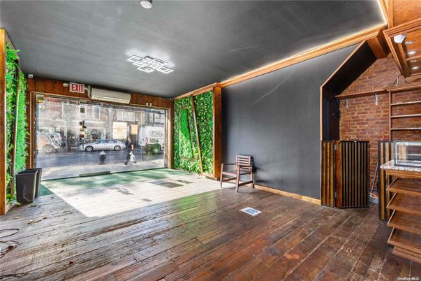 Interior, Stone Walls, Wood Texture Flooring