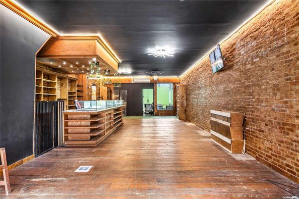 Interior, Stone Walls, Wood Texture Flooring