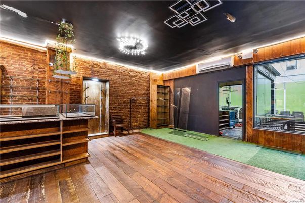 Interior, Stone Walls, Wood Texture Flooring