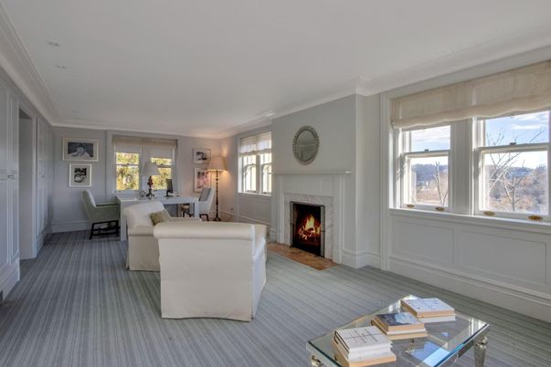Dining room, Fireplace, Interior, Living room