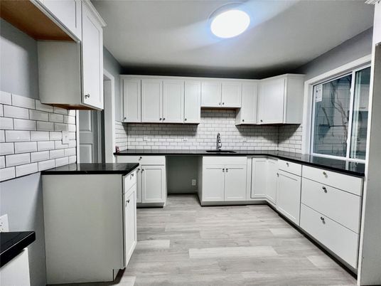 Interior, Kitchen, Wood Texture Flooring