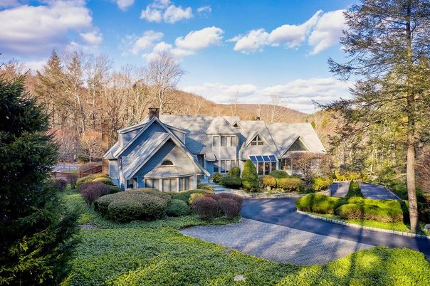Exterior, Facade, Solar Panels, Tudor Revival