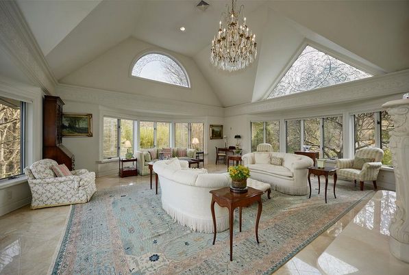 Chandelier, Interior, Living room, Recessed Lighting