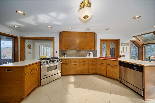 Interior, Kitchen, Recessed Lighting, Stainless Steel Appliances
