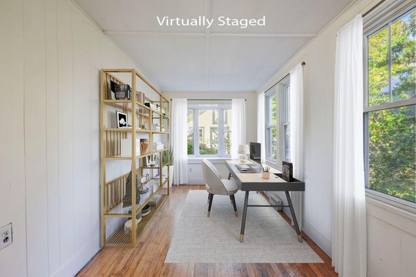 Home Office, Interior, Wood Texture Flooring