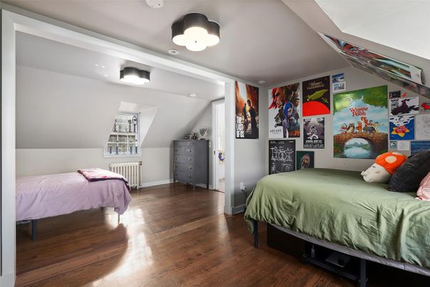 Bedroom, Interior, Wood Texture Flooring