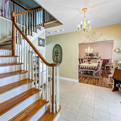 Chandelier, Interior, Wood Texture Flooring
