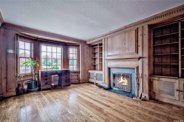 Fireplace, Interior, Wood Texture Flooring, Wooden Walls